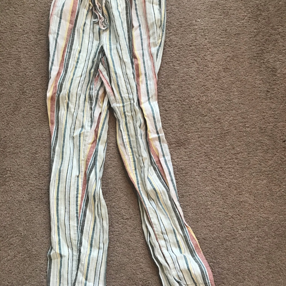 Rainbow stripped pants